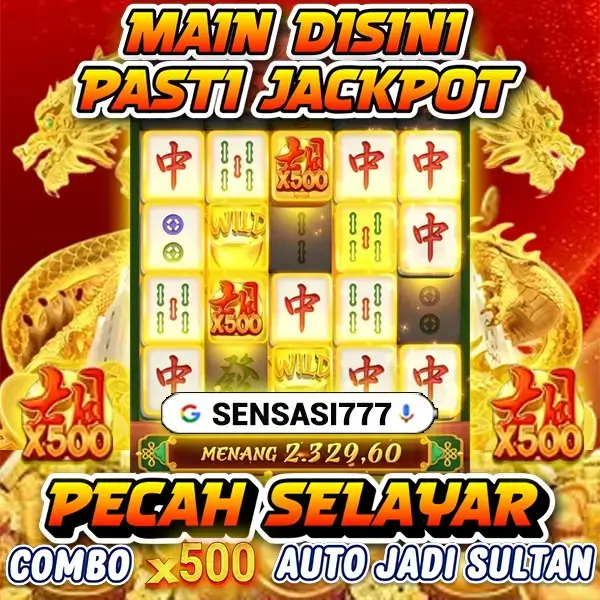 Sensasi777 : Situs Slot Online Anti Rungkad Mudah Maxwin